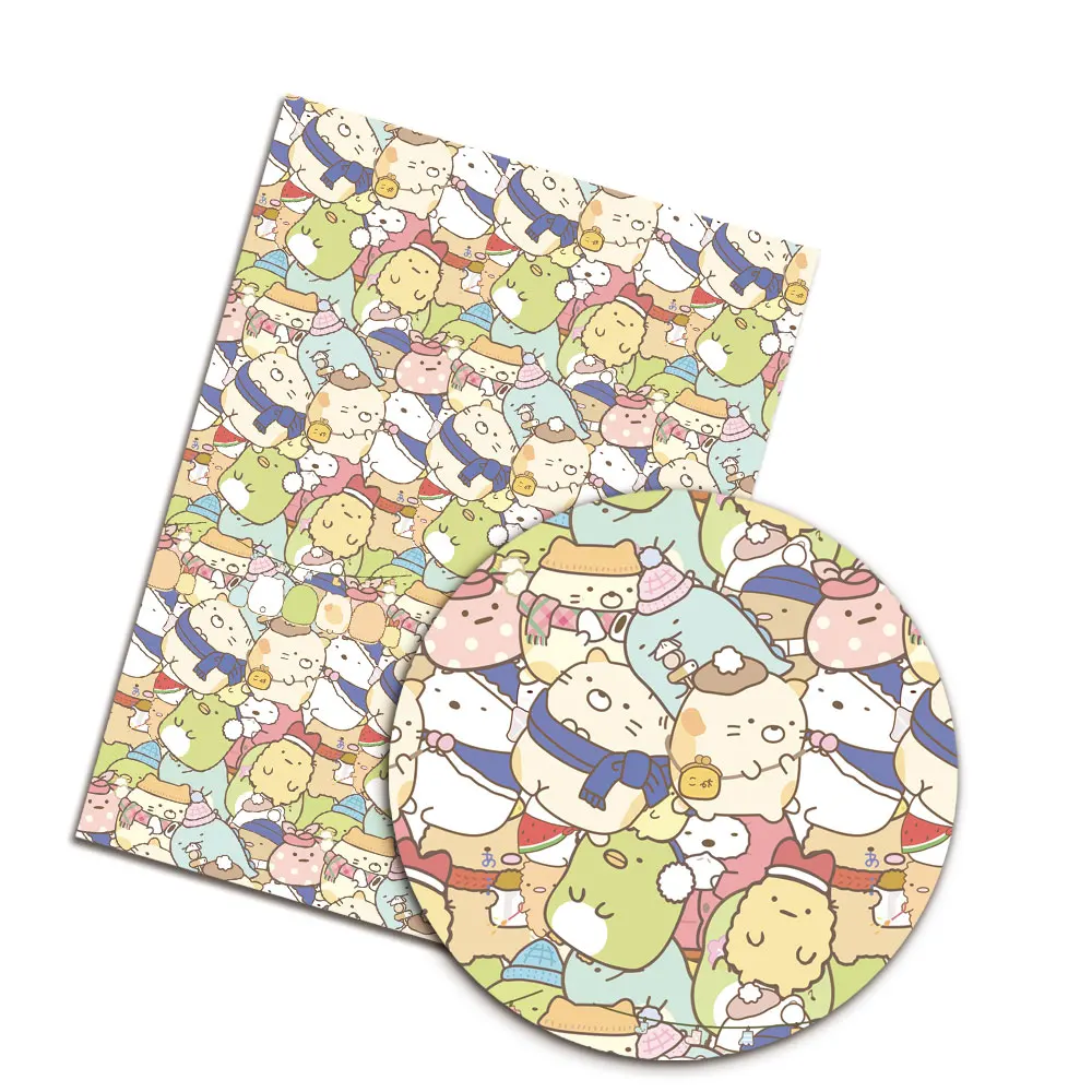 

50*140Cm Cartoons Patroon Polyester Katoen Patchwor Gedrukt Voor Tissue Kids Home Textiel Voor Naaien Pop Jurk gordijn