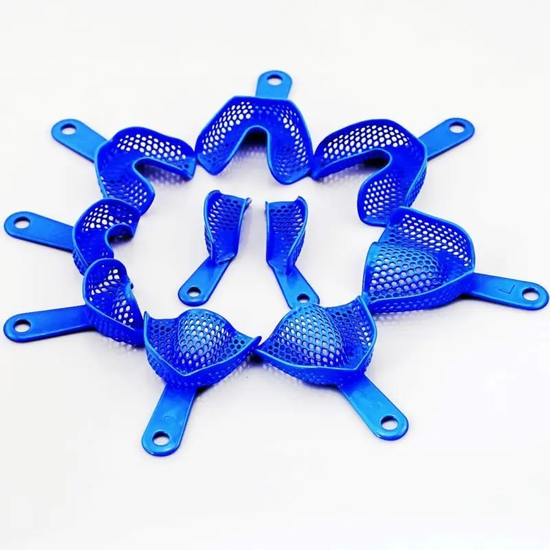 10 шт./1 набор пластиковые стальные стоматологические оттискные лотки|dental