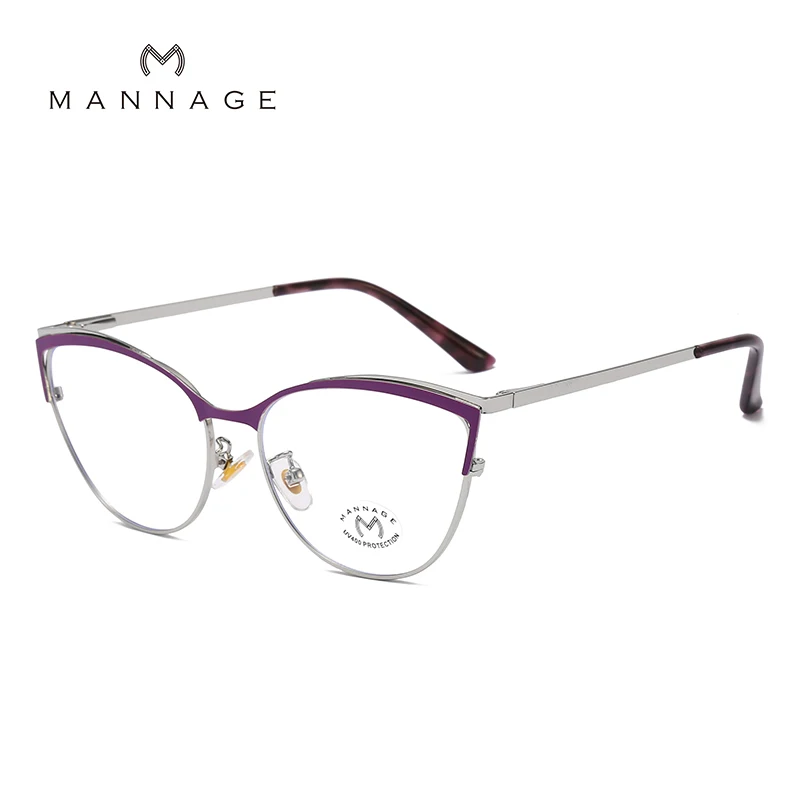 Оправа для очков Мужская/Женская металлическая кошачий глаз | Аксессуары одежды