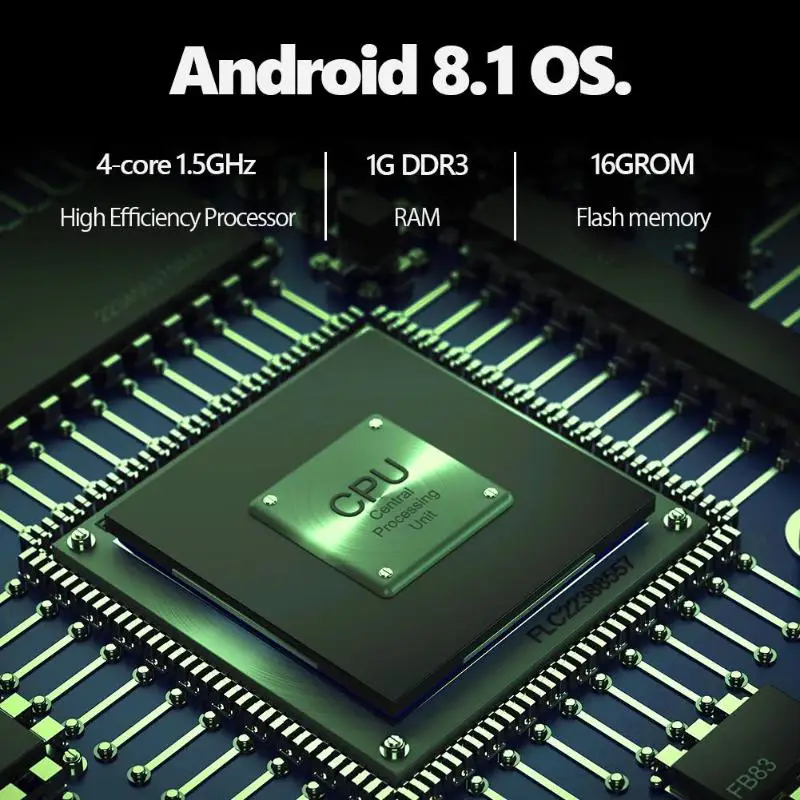 7 дюймов 2 DIN Android 8,1 1+ 16G HD 12V сенсорный экран стерео bluetooth USB gps Navi MP5 мультимедийный плеер FM радио для Toyota