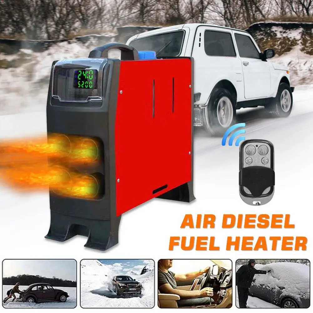 

12V 5KW Four-hole Car Heater Air Diesel 4 Holes Engine Parking Heater Intelligent Car Parking Fuel Air Heater For Car Truck
