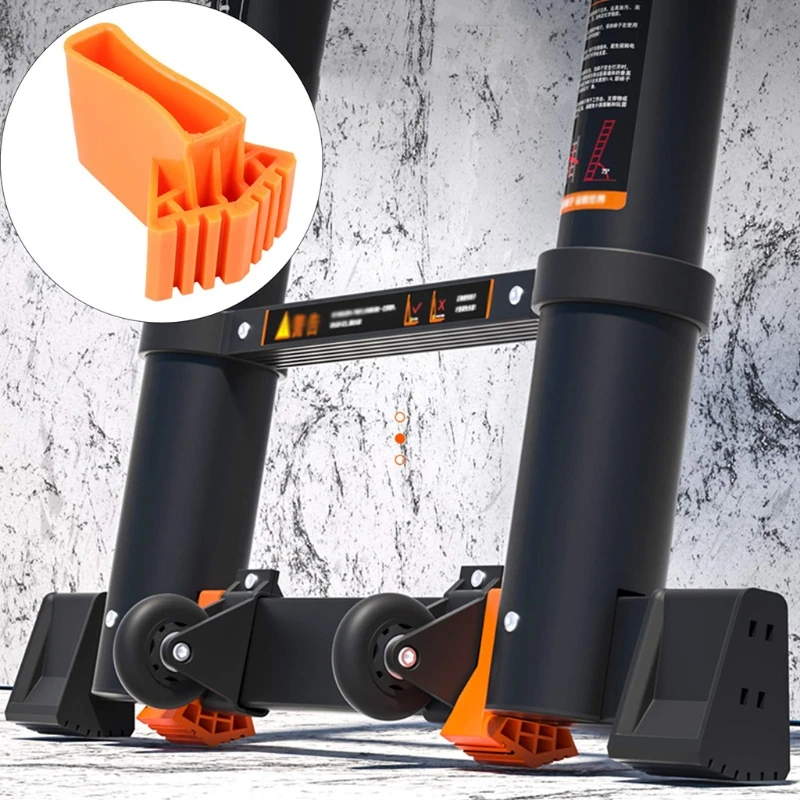 

4 pcs Durable Non Slips Ladder Rubber Feet Mat Ladder Feet Rubber Cover Ladder Foot Cushion Ladder Parts Replacement