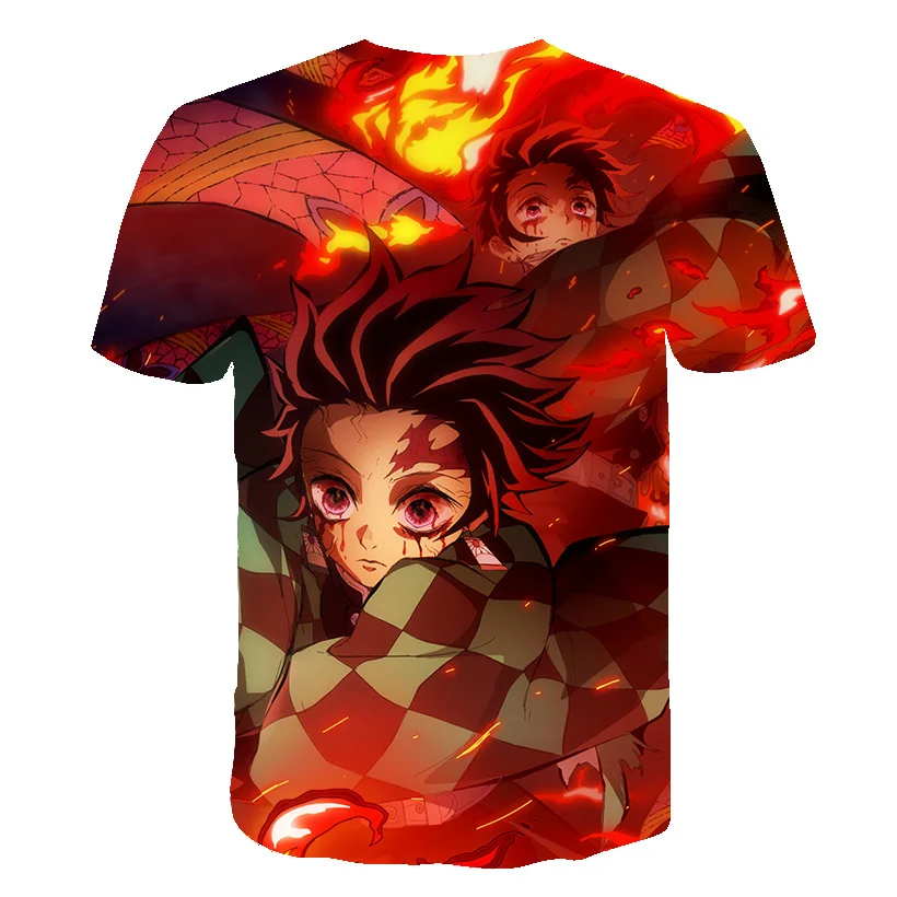 Футболка мужская с 3D-принтом из японского аниме рассекающий демонов | Мать и