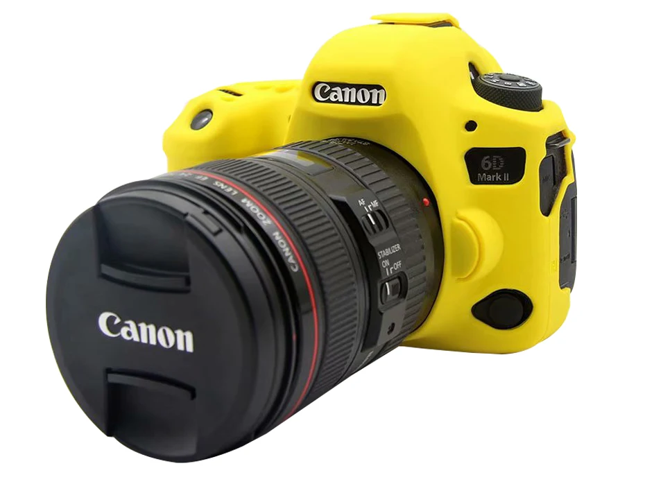 CAENBOO для Canon EOS 6D Mark II сумка для камеры Мягкий силиконовый резиновый защитный чехол для корпуса чехол для Canon EOS 6D Mark2 сумка