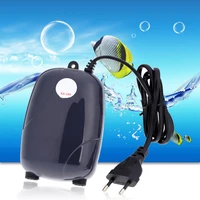 3w 5w silent adjustable aquarium air pump 220v fish tank oxygen air accessories fish aquatic single double outlet supplies
