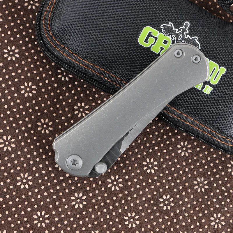Складной нож Green thorn SBSF TC4 с титановой ручкой и лезвием m390|Ножи| |