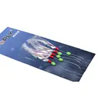 5 шт. Сталь углерода макрель перья бас трески рыболовные удочки для рыбалки в море лодка световой Рыболовный крючок ВЧ Рыболовные Приманки