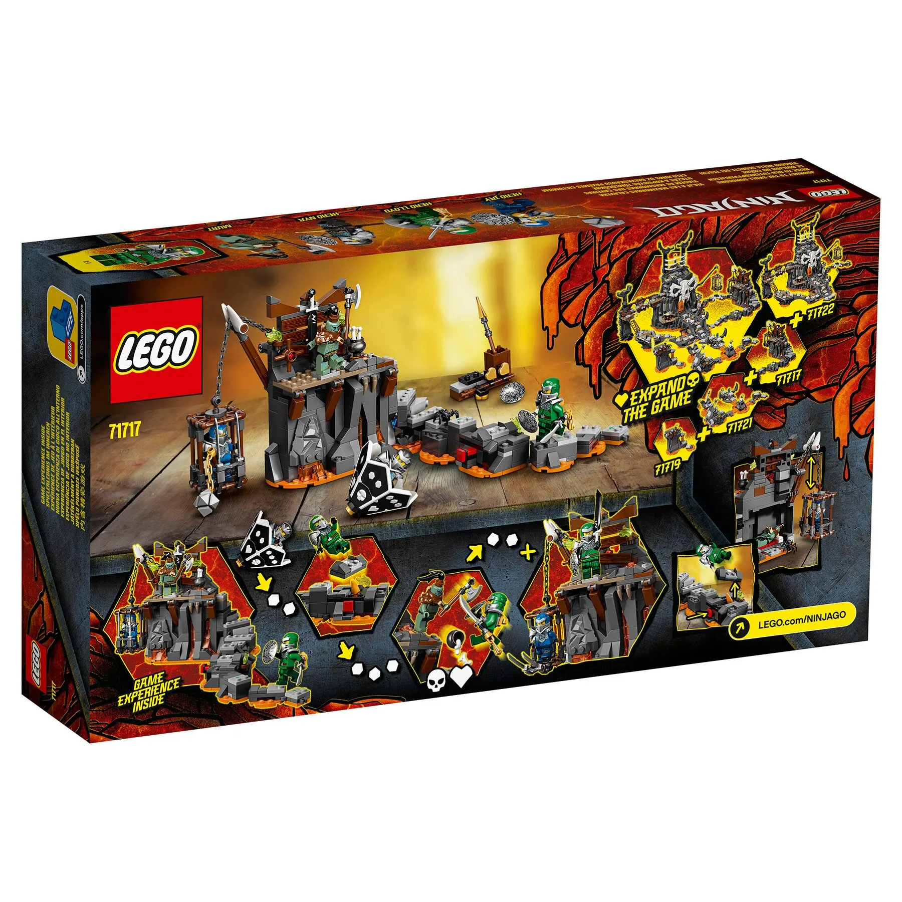 Конструктор LEGO NINJAGO 71717 Путешествие в Подземелье черепа | Игрушки и хобби