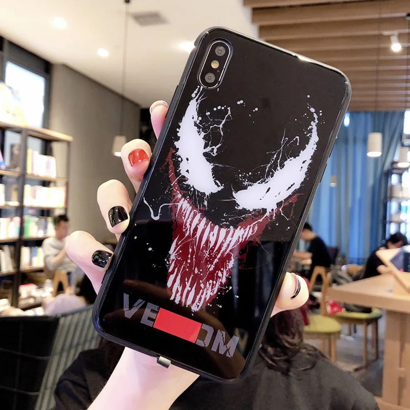 Наруто Саске чехол для iPhone 8 7 6 6S плюс XS светодиодный вызов светильник чехол s Закаленное стекло Coque Flash Cover для iPhone XR XS MAX Funda - Color: 4
