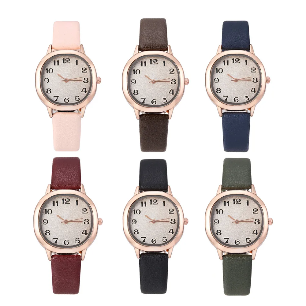 

Sleek Minimalist Women Simple Atmospheric Leather Quartz Alloy Shell Square Edging Watch Clock Relogio Feminino Wrist Watch