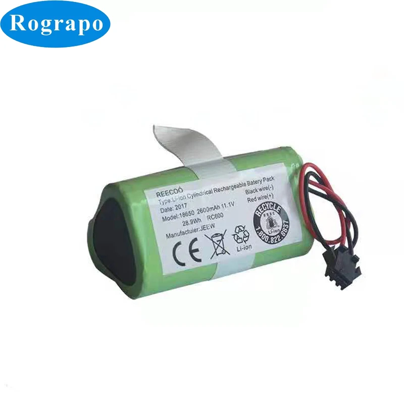

New 11.1V 2600mAh 18650 Li-Ion Replacement Battery For Ecovacs Deebot Deepoo CEN330 CEN332 / CR330 CR333 Vacuum Cleaner Robot