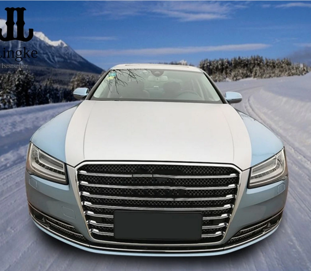 W12 Стиль передняя сетка сотовая решетка гриль для Audi A8 2010-2014 | Автомобили и