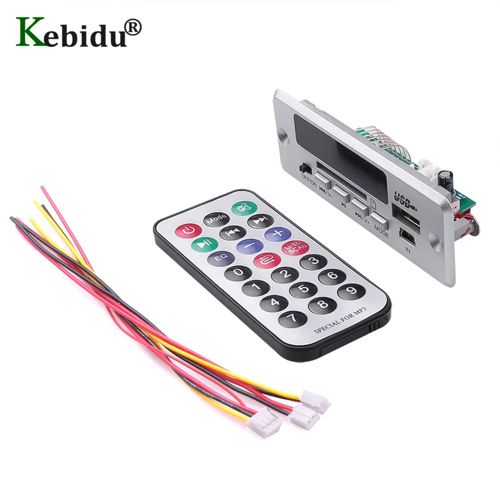 KEBIDU BT5 0 модуль декодирования MP3 беспроводной автомобильный USB mp3 плеер слот для TF