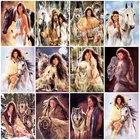 Стразы, украшение для дома, новинка 2020, алмазная живопись, серия индейский, вызовы на дикой природе, алмазная вышивка сделай сам