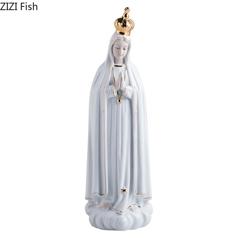 Керамическая скульптура Девы Марии Роза Фатима свадебные подарки церковный