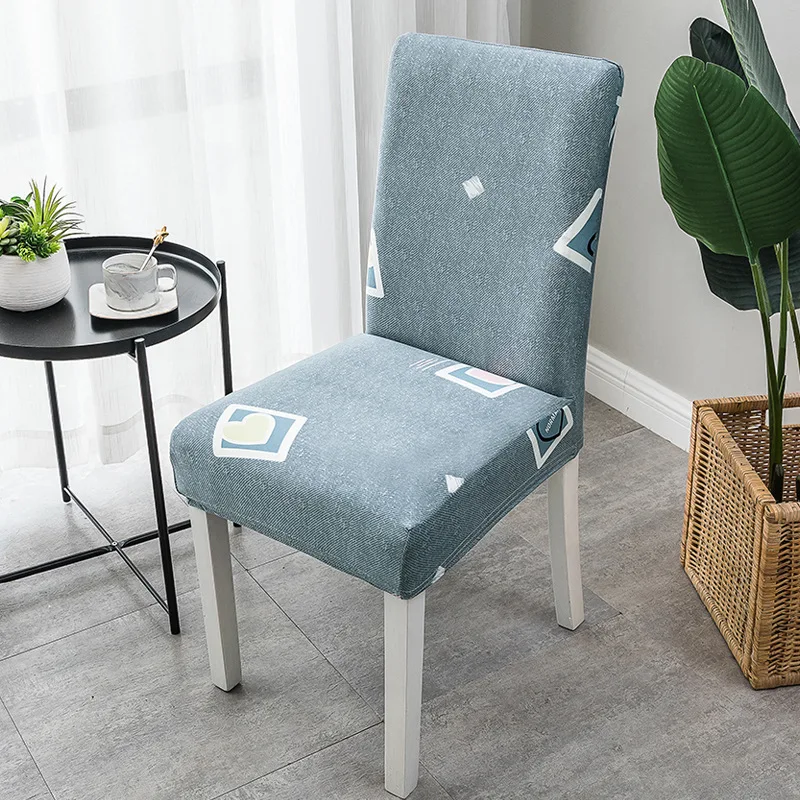 Чехлы на стулья для столовой мягкие эластичные чехлы дома кухни современный