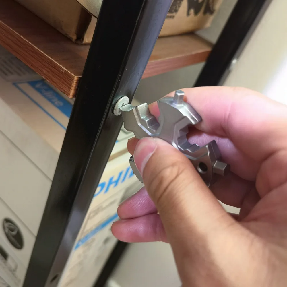 

16 In 1 Snowflake Multi Tool Card Combination Multifunctional Snowflake Screwdriver Snowflake Wrench Tool Snowflake Tool Card