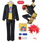 Толстовка с капюшоном SK8 the Infinity Reki Kyan желтый костюм косплей