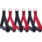 1 пара Тренажерный зал Эспандеры ручки анти-скольжения с d-образным кольцом канат для перетягивания Кабель Машина крепления большегрузного оборудования аксессуары