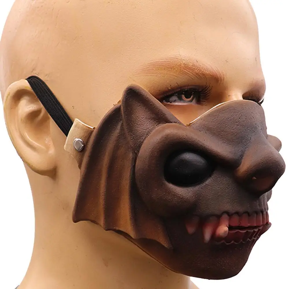 Латексная Маска дреды маскарадное платье косплей маска летучей мыши музыка