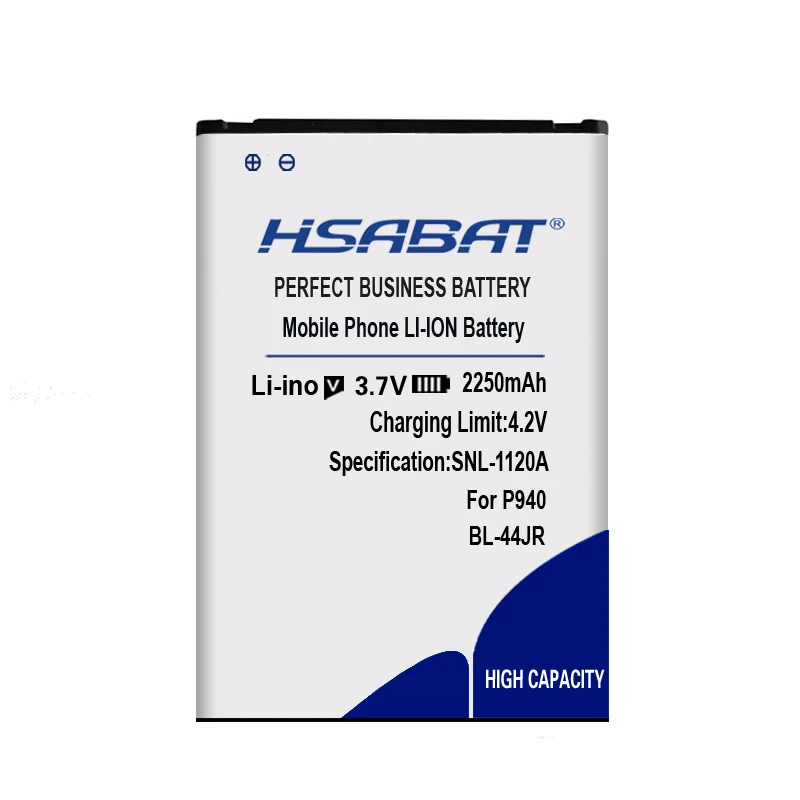 Аккумулятор HSABAT для LG 3 0 K2 2250 мАч аккумулятор P940 SU540 SU800 D160 L40 BL 44JR BL44JR | Мобильные