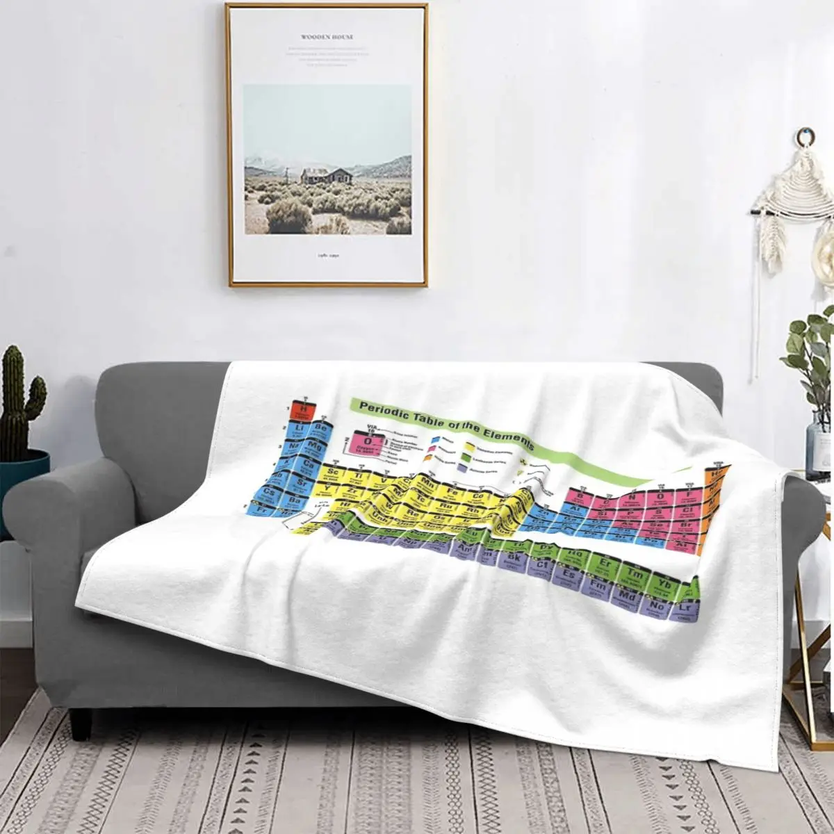 

Periodic Table Blanket Bedspread Bed Plaid Sofa Bed Picnic Plaid Plaid Blankets Summer Bedspread