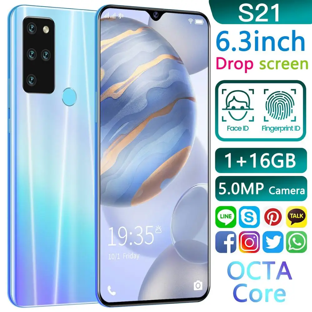 SAILF S21 Android Восьмиядерный мобильный телефон 6 3 &quotFHD HDR Камера 1G Оперативная память