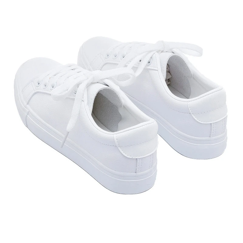 

2021new Fashion Shoes Women's Vulcanize Shoes Spring New Casual Classic Solid Color PU Leather Shoes Women Casual White Shoes