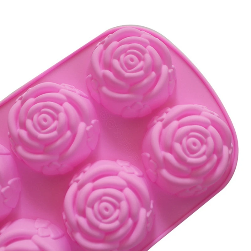 

Rose Mold DIY Flower Baking Silicone Cake Decorating Tool Pastry Fondant Sugarcraft Mould Chocolate Biscuits Cookies Kitchen