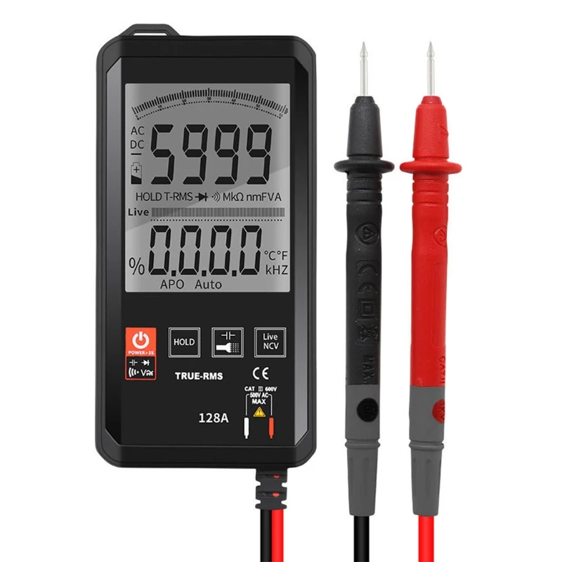 

Digital Multimeter Smart Touch Screen DC Analog Bar True RMS NCV Testers Meter Y4QC