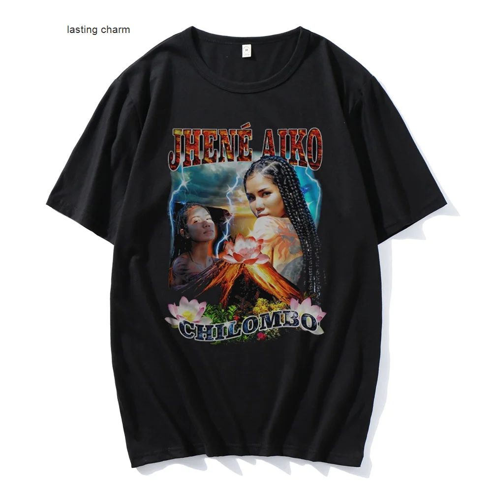 

2021 Hot Buy Jhene Aiko lombo Printed Fashion Te Fashion New Streetwr Uex W Oveized Classic Travel T-shirt