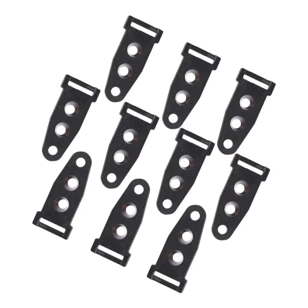 

10 pcs Ultralight Plastic Guyline Cord Adjuster for Tent Awining Tarp Camping Hiking Backpacking Outdoor Activities