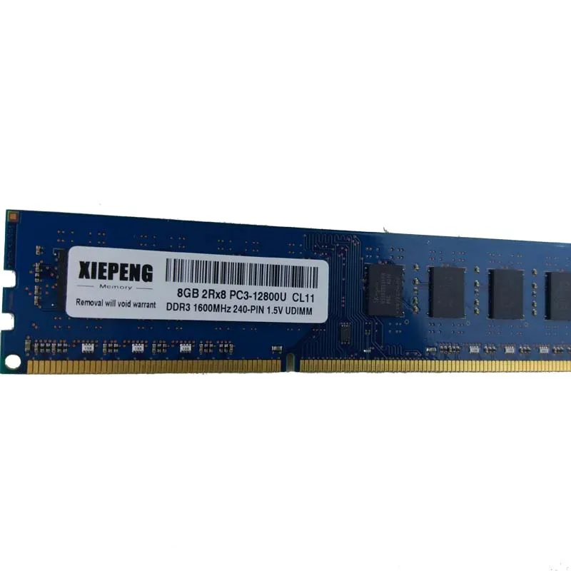 Настольная оперативная память 8 ГБ 2Rx8 PC3 12800 DDR3 1600 МГц 4 Гб 12800s для HP EliteDesk 700 G1 SFF 705 G2