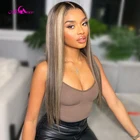 Парик женский прямой из натуральных волос, 13 х6 дюймов, 13 х4 дюймов