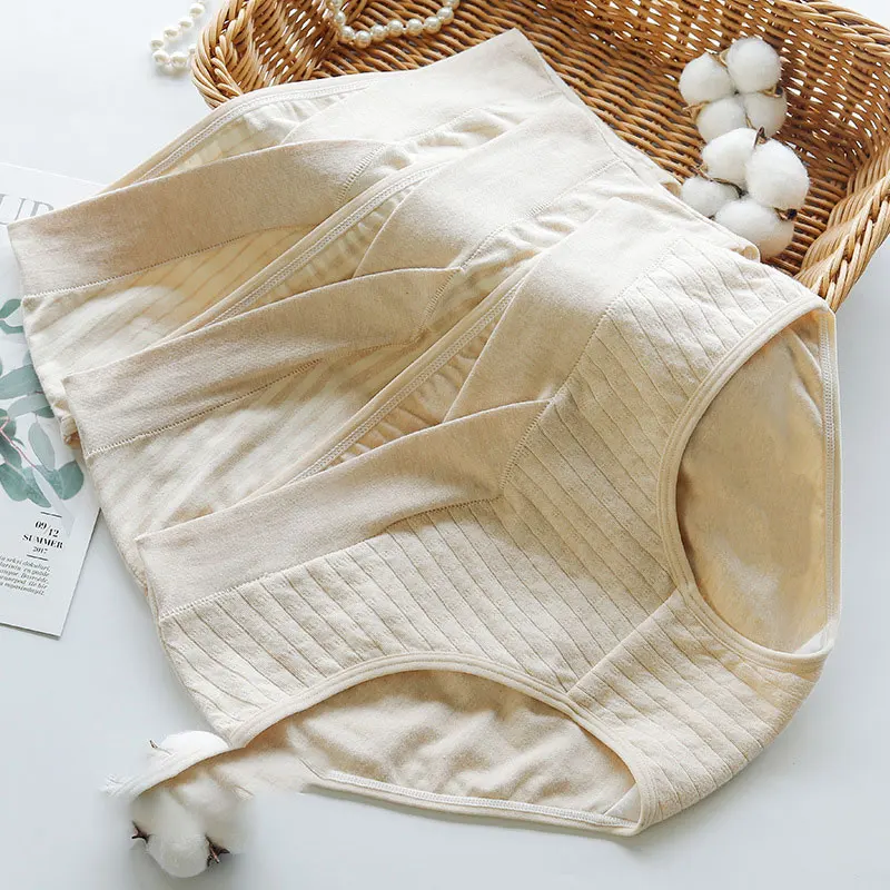 Хлопковые трусы 3 шт./компл. Одежда для беременных нижнее белье из модала сна