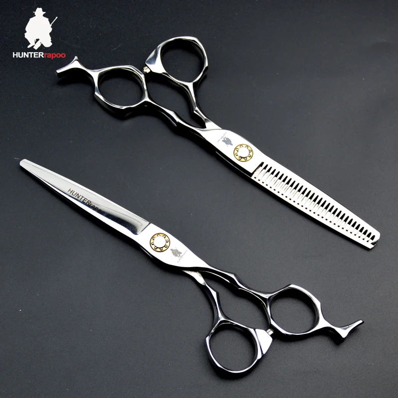 

HT9133 6" Japan Stainless Steel Hair Shears Barber Scissors Thinning Scissors Hairdressing Salon Trimmer Clipper kit For Haircut