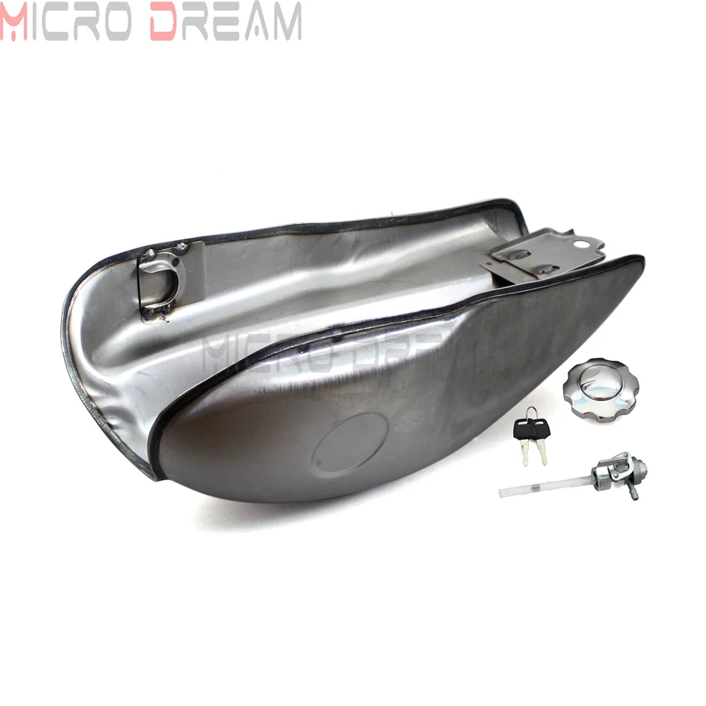Мотоцикл 2 6 галлона Бензобак 10L Cafe Racer Мохаве топливный бак для Honda Suzuki Yamaha BMW RD50 RD350