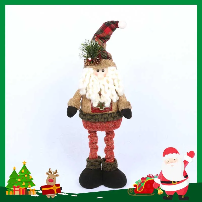 38 см Санта Клаус рождественские куклы Рождественские украшения для дома