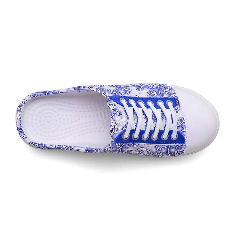 Сандалии-желе женские для сада Нескользящие Шлепанцы из пластика без застежки