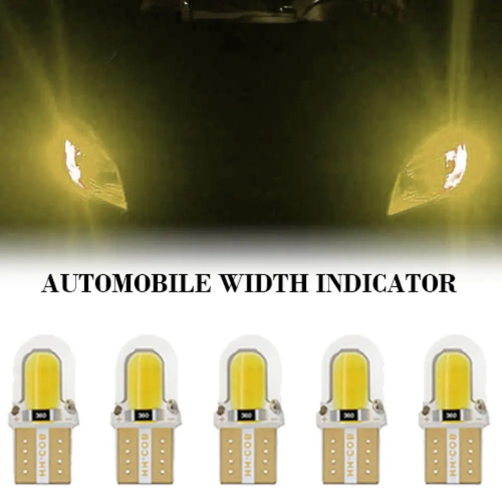 Силиконовый чехол для декодирования T10 автомобильная лампа W5W номерного знака