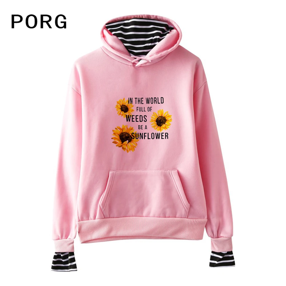 Sunflower Unisex Women's Pullover Funny Hoodie Girl Fitness Winter&spring Chic Casual Long Sleeve Women Sweetshirts Lady Gothic