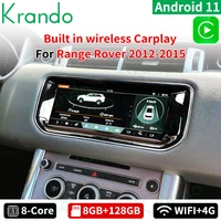 krando 10 25android 11 0 car radio for land rover range rover vogue sport 2012 2019 player gps navigation multimedia carplay