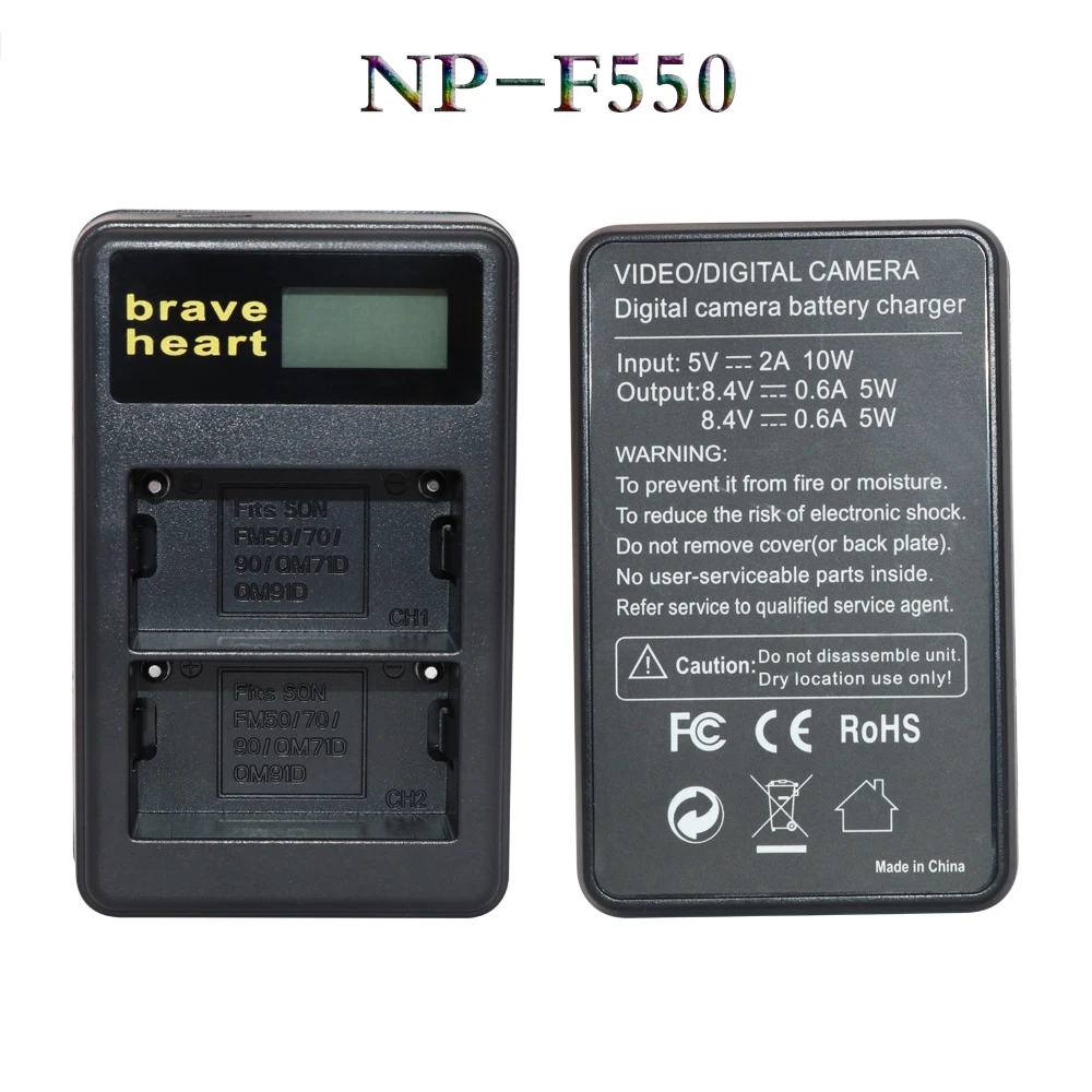 4 шт. NP-F550 NP F550 NP-F570 Камера Батарея+ ЖК-дисплей USB Зарядное устройство для sony NP-F330 NP-F530 NP-F570 NP-F730 NP-F750 CCD-TRV81 CCD-RV100
