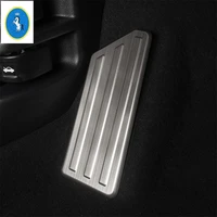 yimaautotrims interior fit for honda crv cr v 2017 2018 2019 2020 left foot rest pedal panel protective cover trim kit