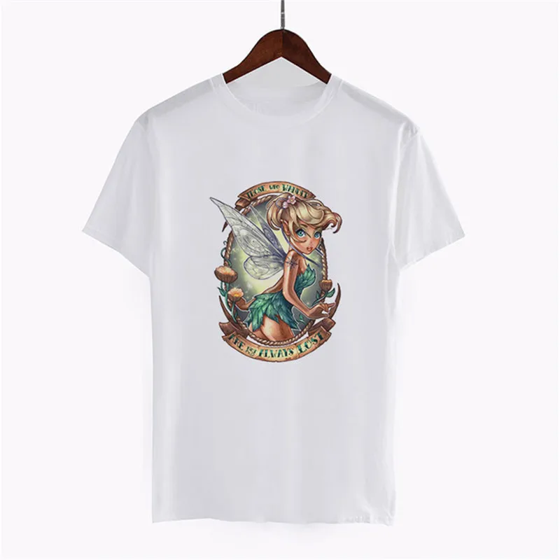 Футболка для девочек женские Забавные футболки в стиле панк с принтом принцессы