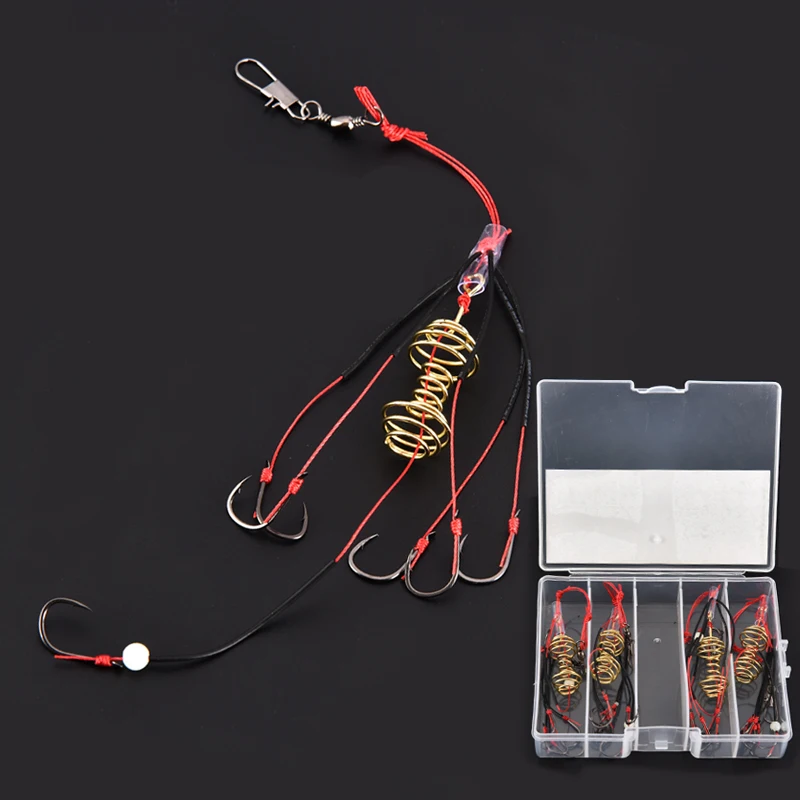 4 шт./лот рыболовный крючок рыболовная приманка ловушка для приманки клетка