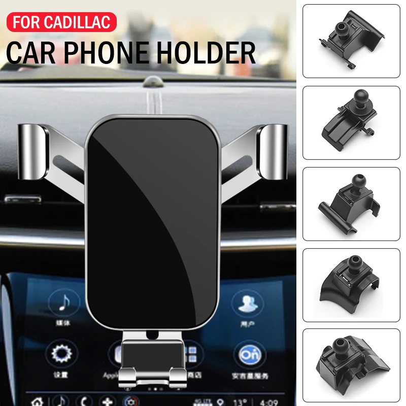 Автомобильный мобильный телефон держатель для Cadillac XT4 XT5 XT6 ATS CT4 CT5 CT6 XTS воздуховыпускное отверстие крепления GPS стенд навигации кронштейн ак...