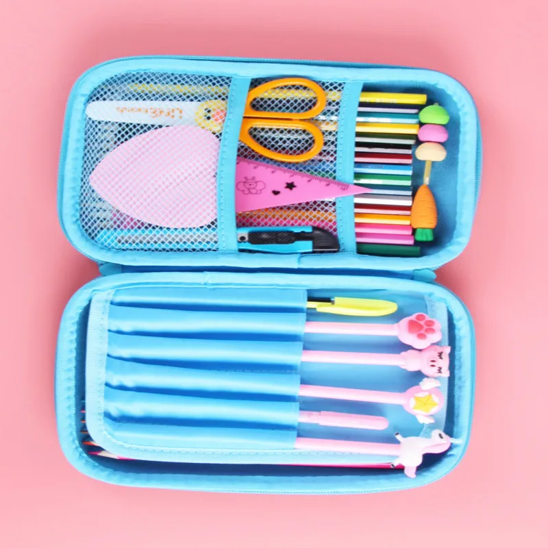 Симпатичный футляр для карандашей Единорог большой емкости Пенал Kawaii Trousse Scolaire