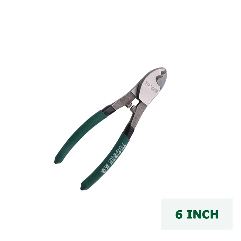 6INCH KALAIDUN резак кабеля плоскогубцы 6 8 10 дюймовый провод зачистки режущая машина сторона Мультитул Alicate для электрики ручной инструмент - Цвет: 6INCH