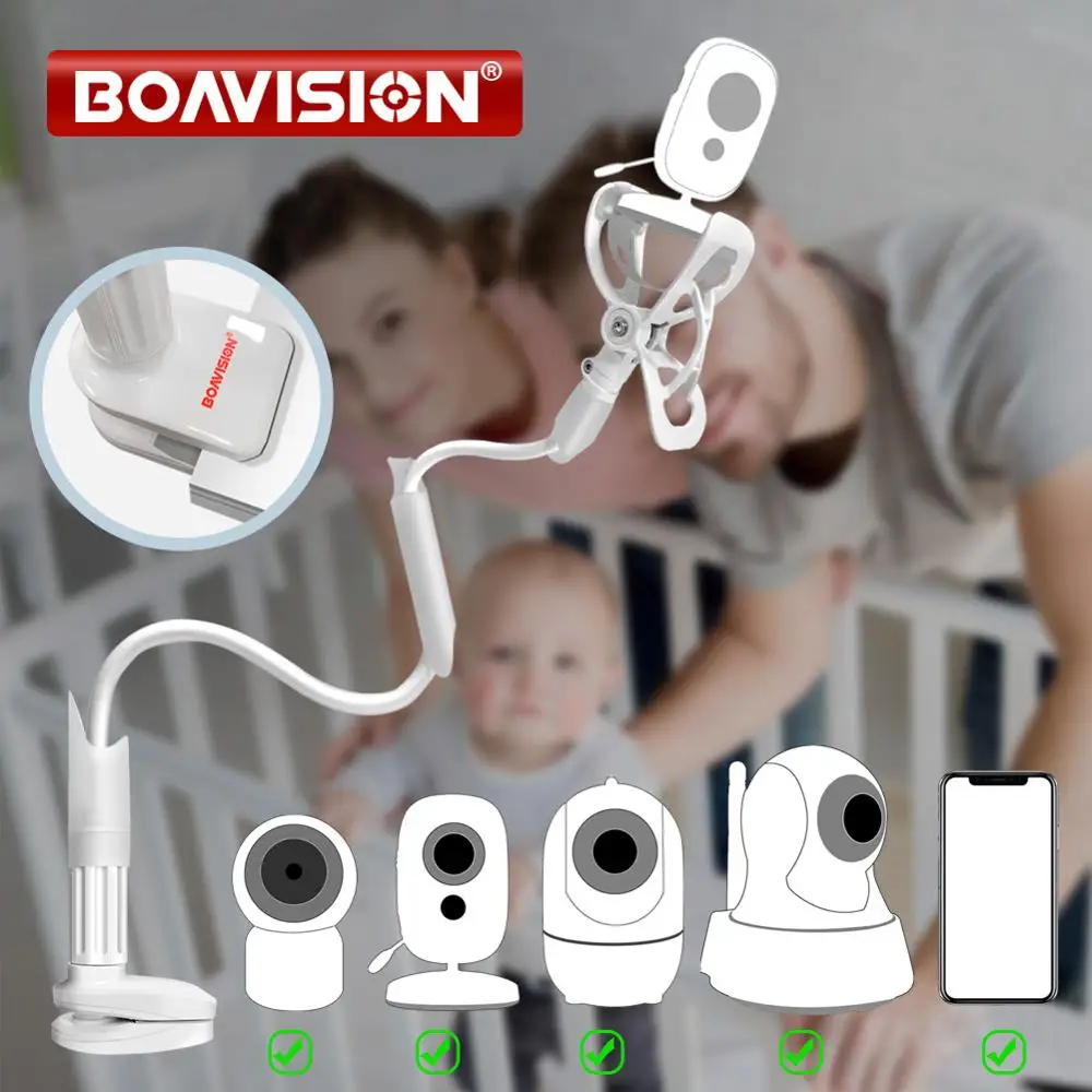 Baby Camera Mount X5 3,2 дюймов, ЖК-видео, Радионяня, беспроводная няня, двухсторонний аудио, Ночной светильник, температура, для домашних животных, детская камера, няня, музыка VB607 - Color: Baby Camera Mount X5